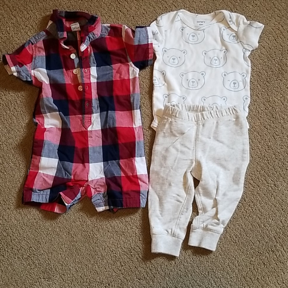 BABY BOY 2 PIECE LOT SIZE 6M